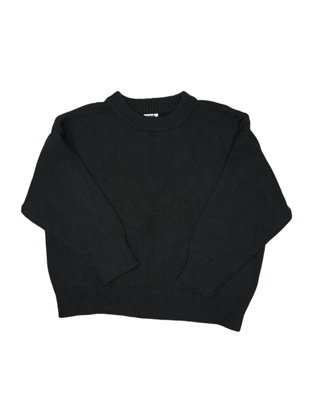 Rumored Fair Isle Sweater in Washed Black